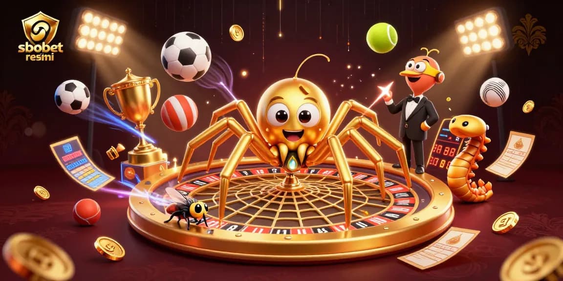 Experience sbobet resmi with a vibrant 3D scene showcasing thrilling sports betting action and dynamic gameplay.